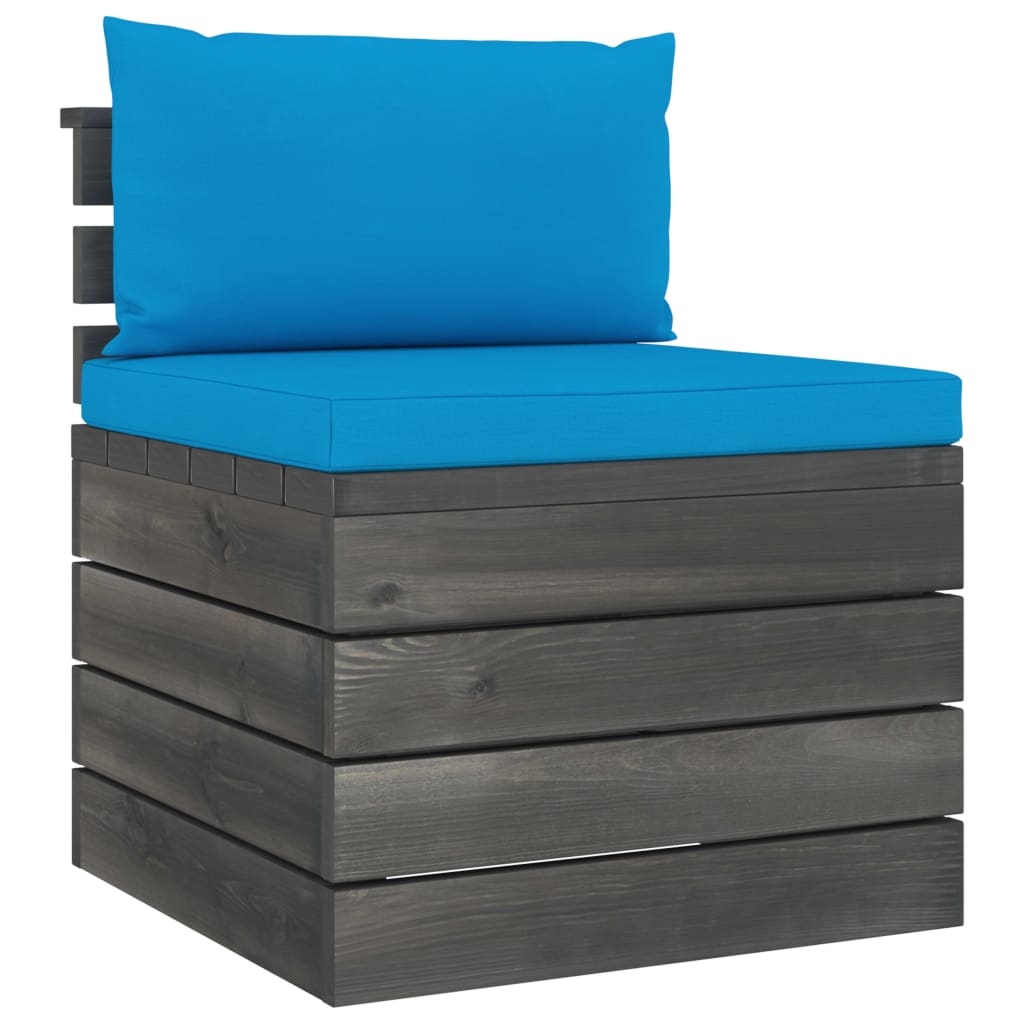 Set mobilier grădină din paleți, 2 piese, cu perne, lemn de pin GartenMobel Dekor