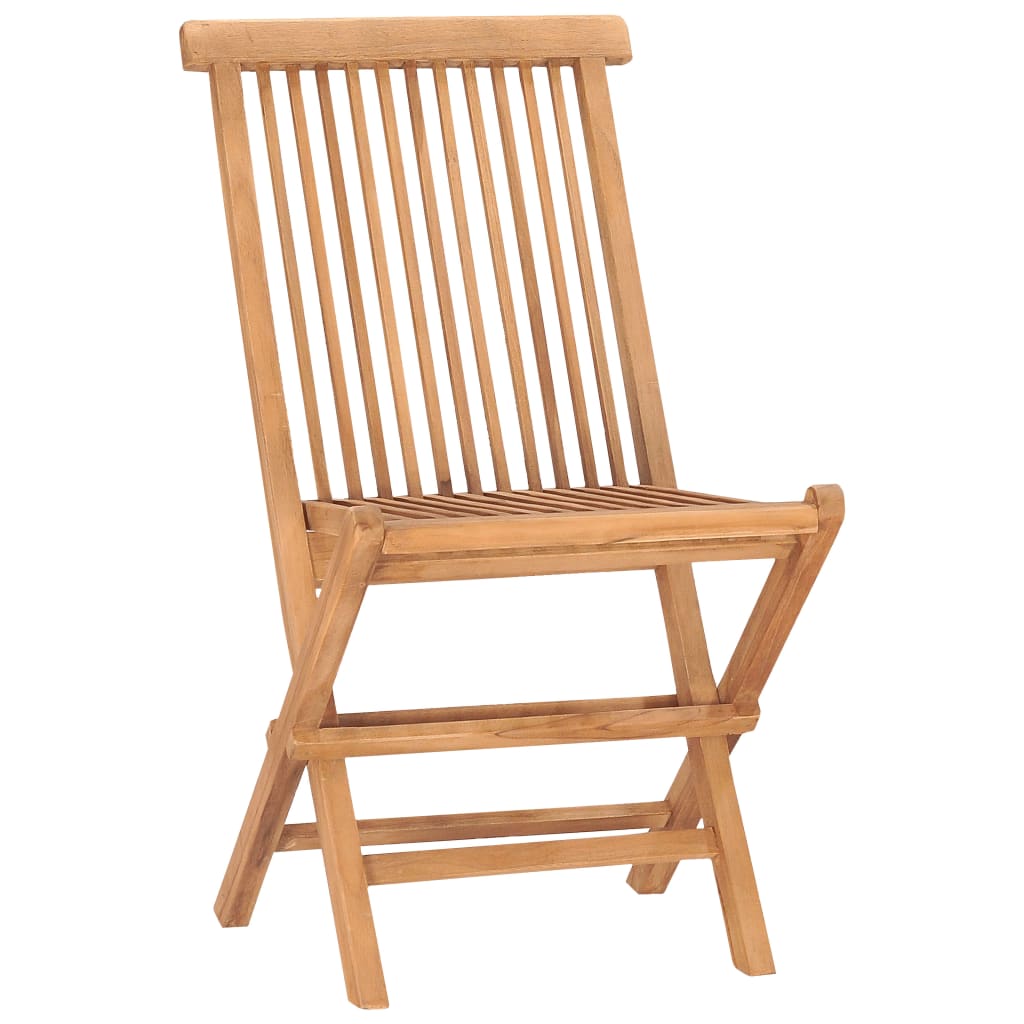 Set mobilier exterior pliabil cu perne, 3 piese, lemn masiv tec GartenMobel Dekor