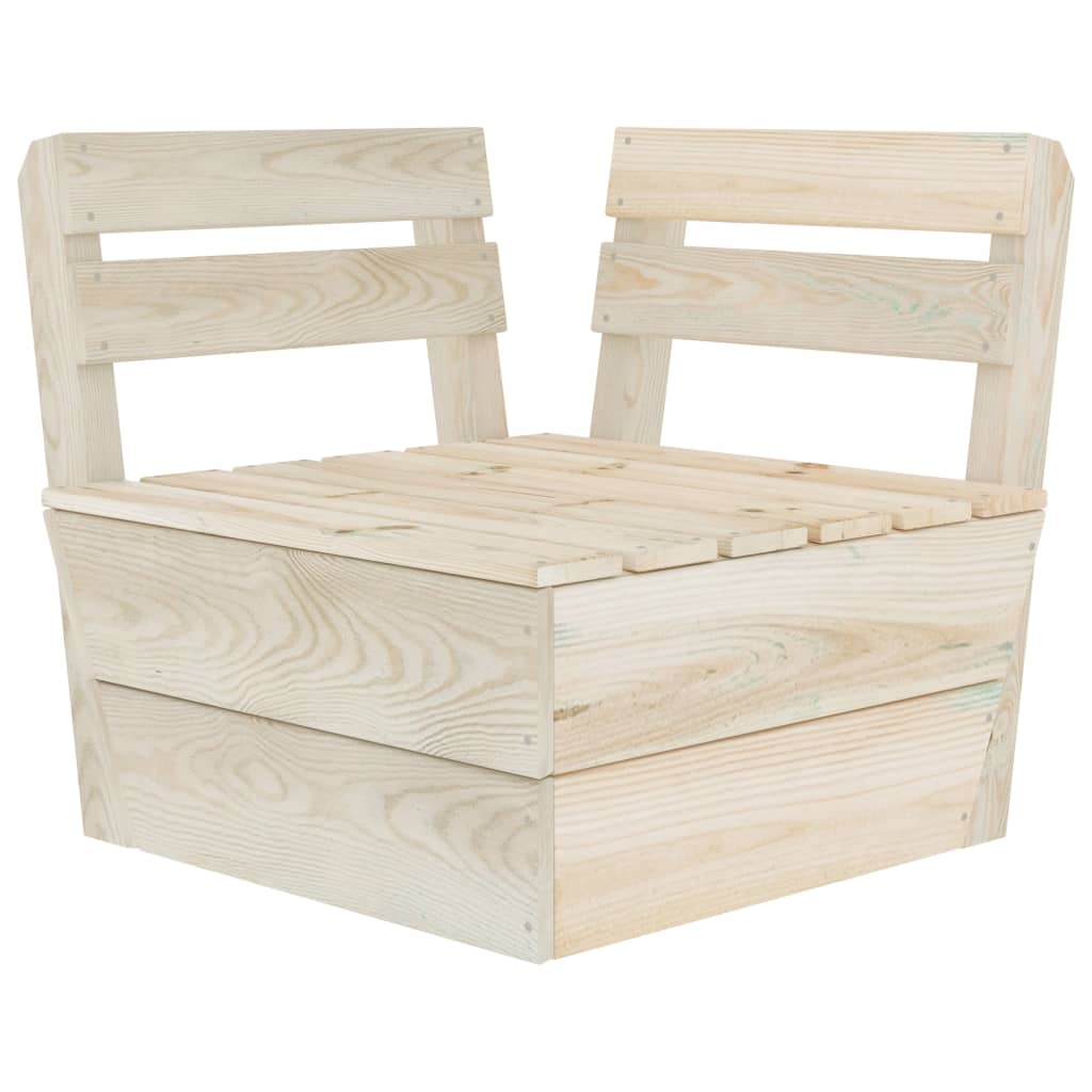 Set mobilier grădină din paleți, 7 piese, lemn de molid tratat GartenMobel Dekor