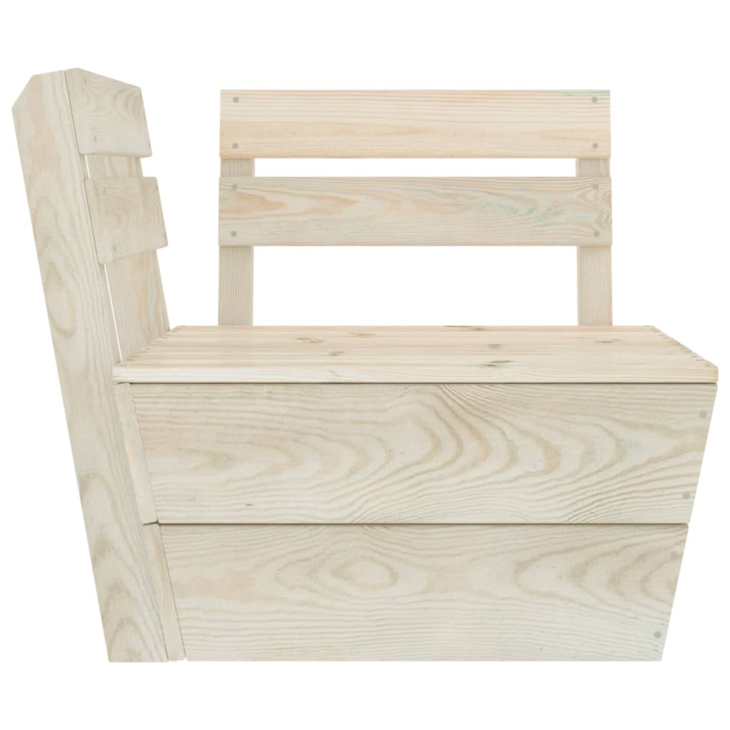 Set mobilier grădină din paleți, 7 piese, lemn de molid tratat GartenMobel Dekor