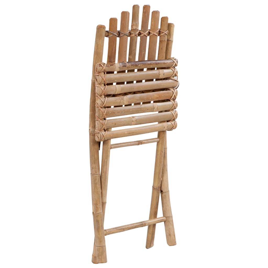 Set mobilier de exterior pliabil, cu perne, 5 piese, bambus GartenMobel Dekor