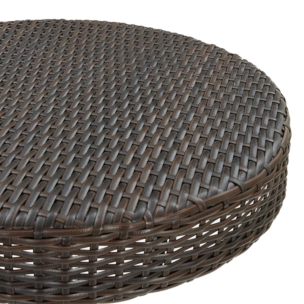 Set mobilier de bar de grădină, 3 piese, maro, poliratan GartenMobel Dekor