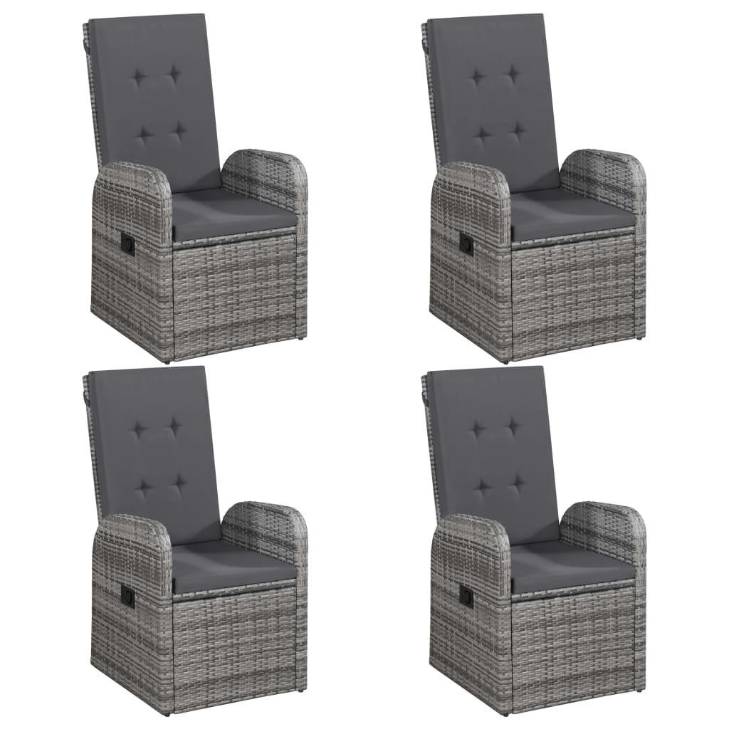 Set mobilier de grădină, 5 piese, gri GartenMobel Dekor