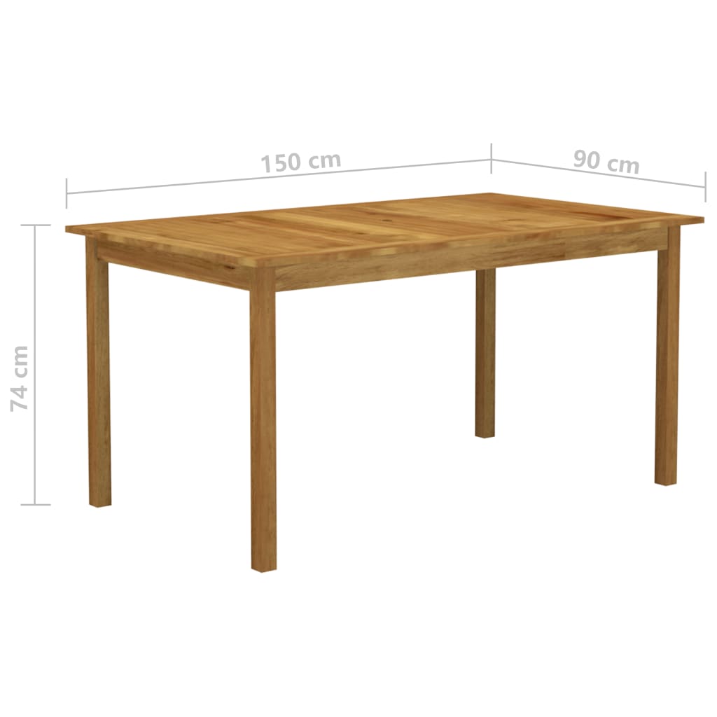 Set mobilier de grădină, 5 piese, negru GartenMobel Dekor