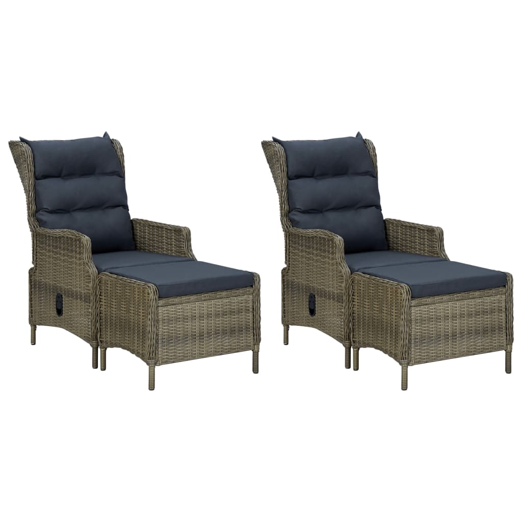 Set mobilier de grădină, 5 piese, maro GartenMobel Dekor