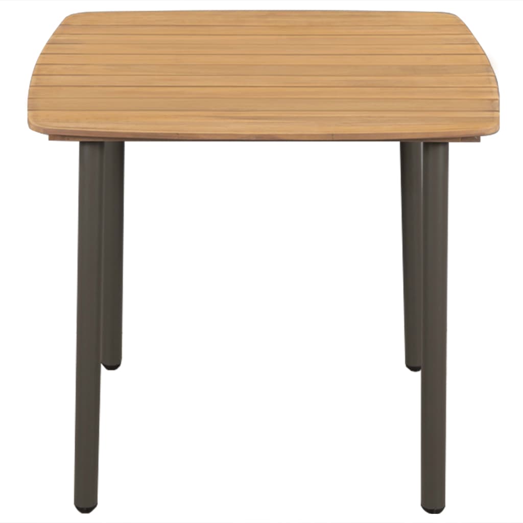 Set mobilier de grădină, 3 piese, negru, poliratan GartenMobel Dekor