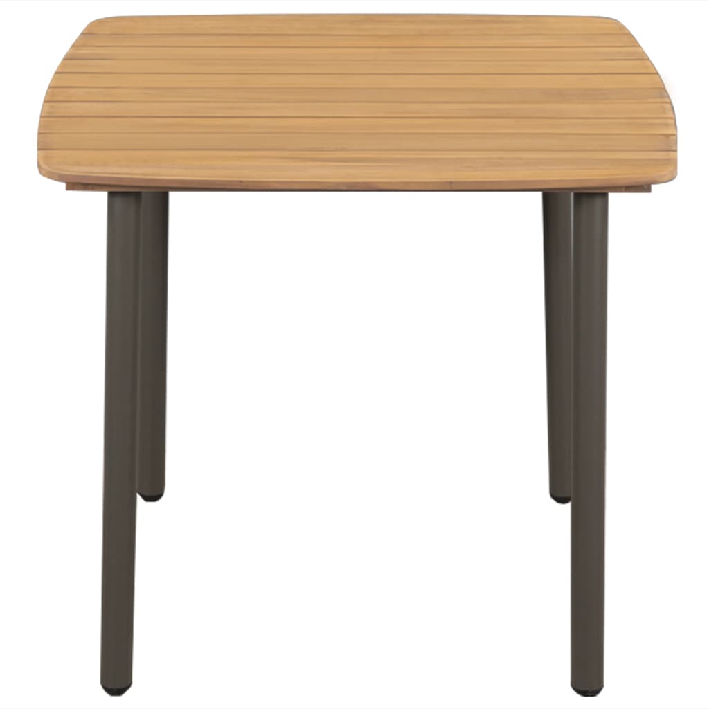 Set mobilier de grădină, 3 piese, negru, poliratan GartenMobel Dekor