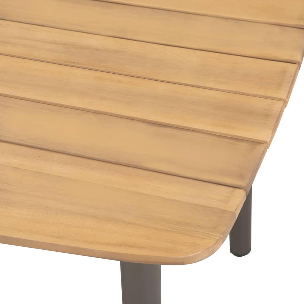 Set mobilier de grădină, 3 piese, negru, poliratan GartenMobel Dekor