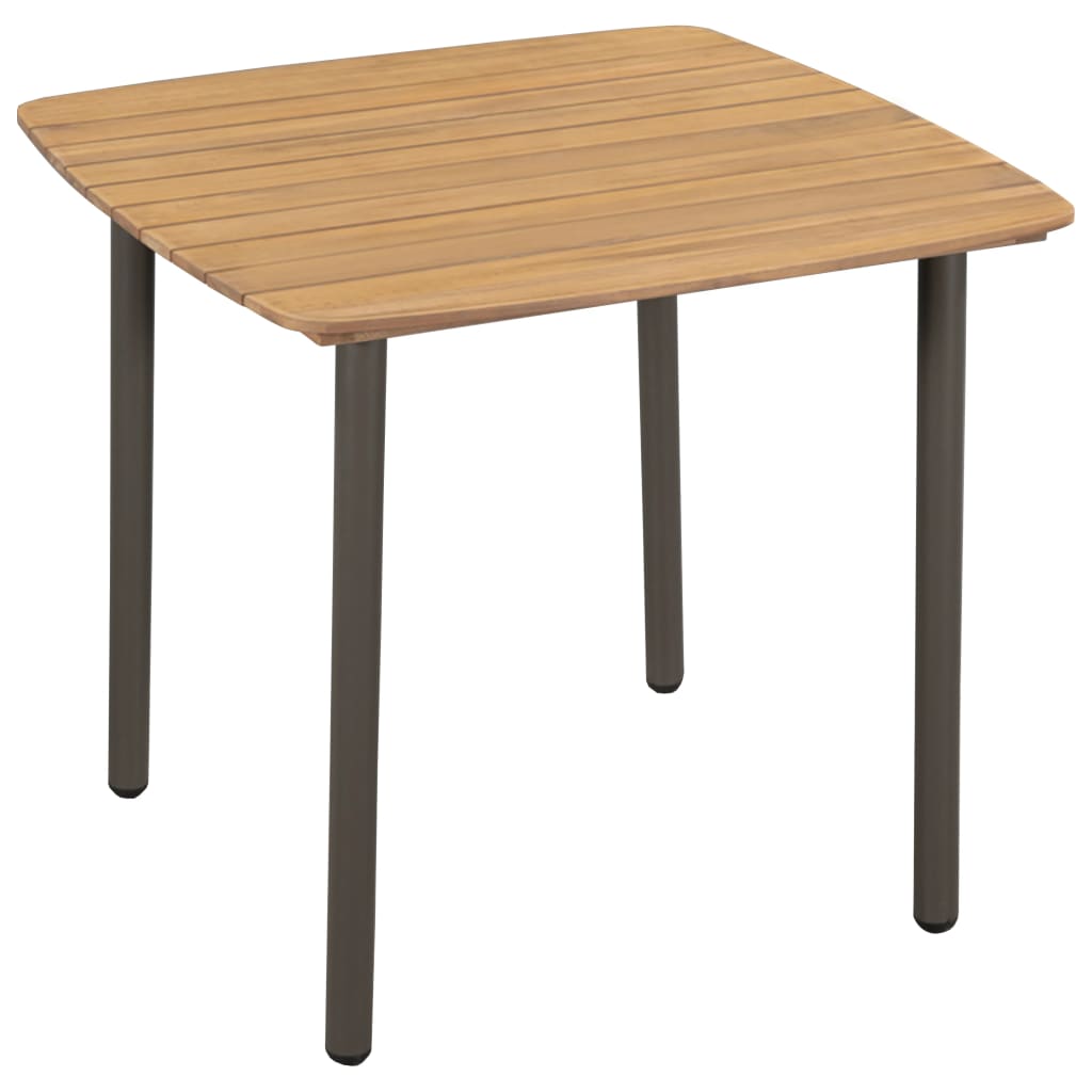 Set mobilier de grădină, 3 piese, negru, poliratan GartenMobel Dekor