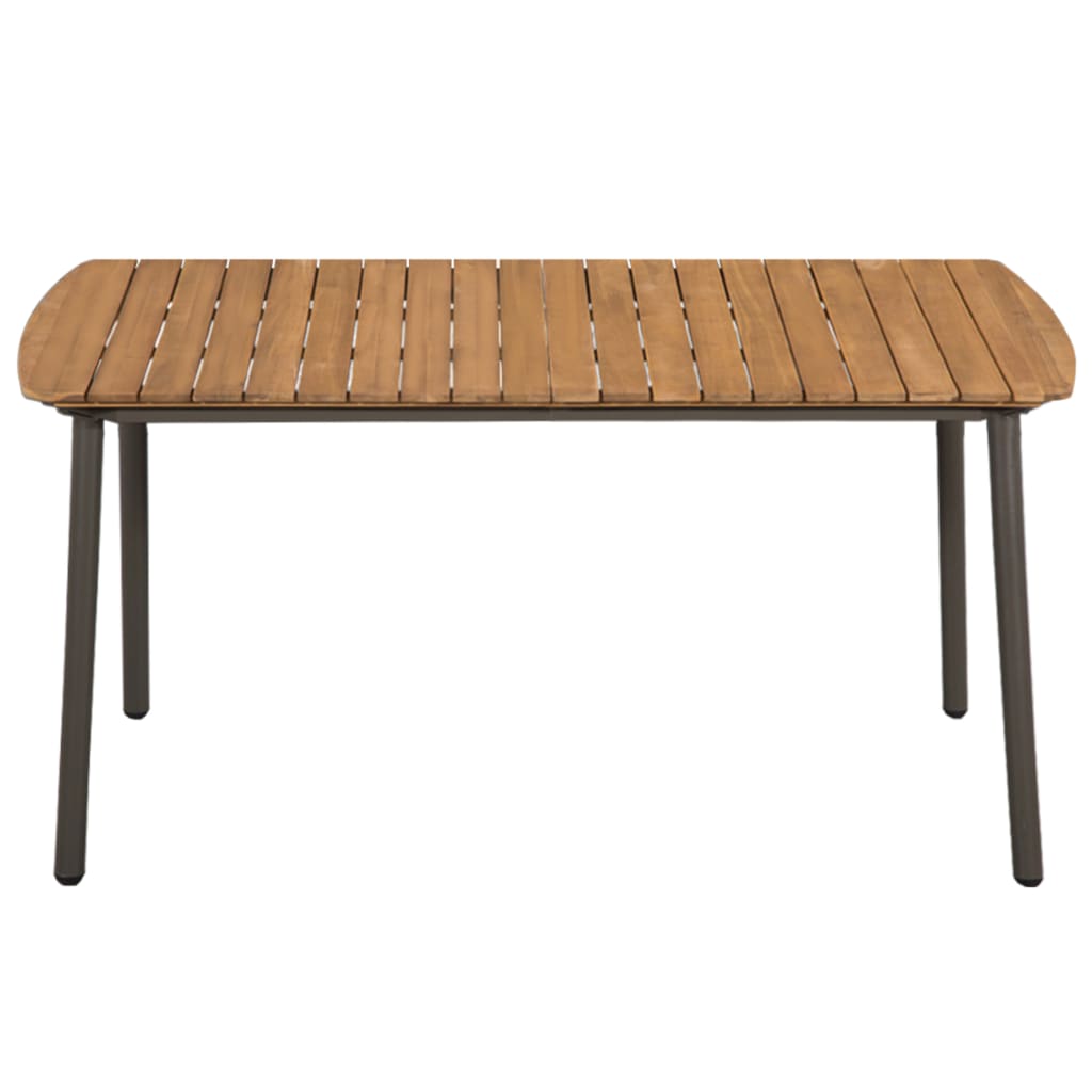 Set mobilier de grădină, 5 piese, negru, poliratan GartenMobel Dekor