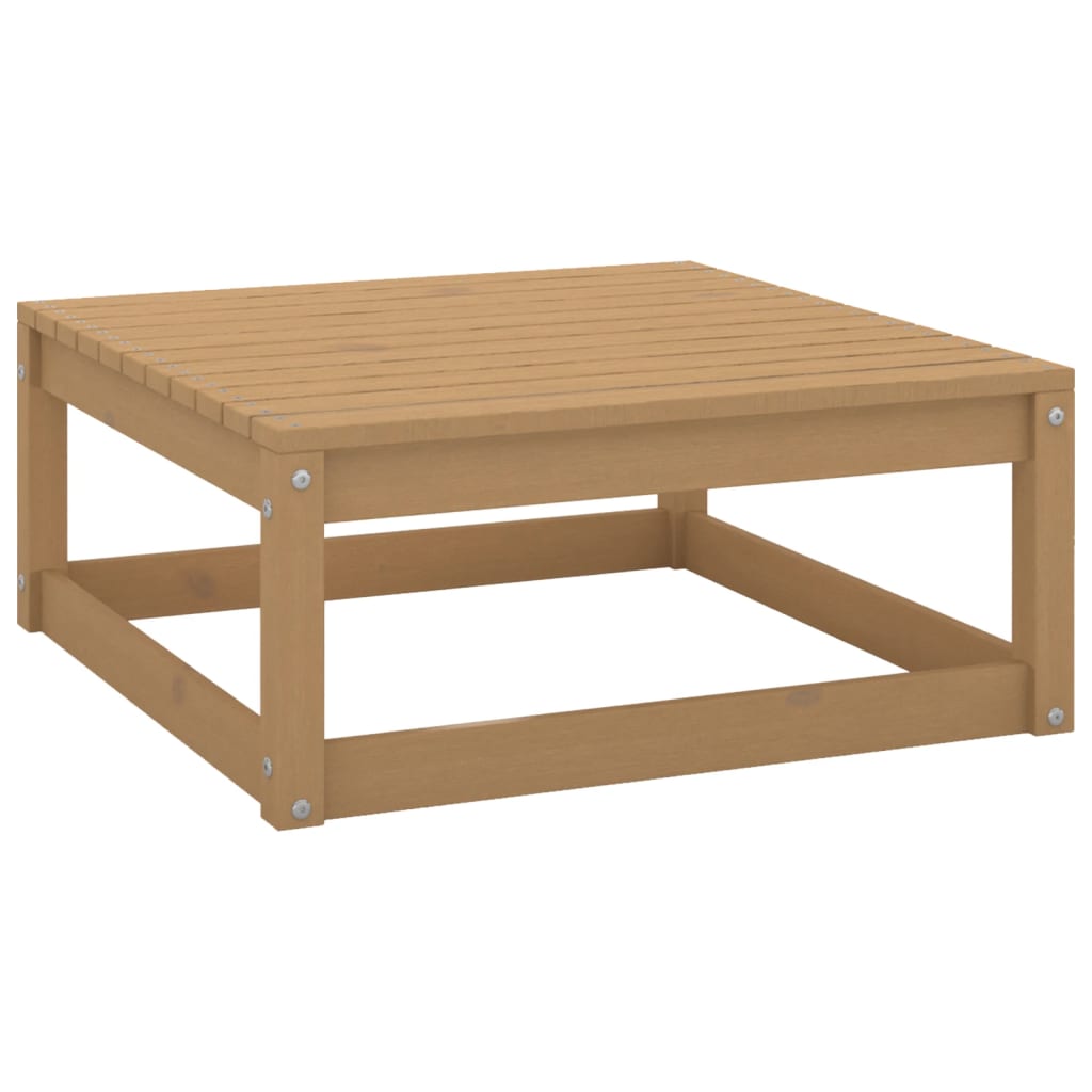 Set mobilier de grădină, 10 piese, maro miere, lemn masiv pin GartenMobel Dekor