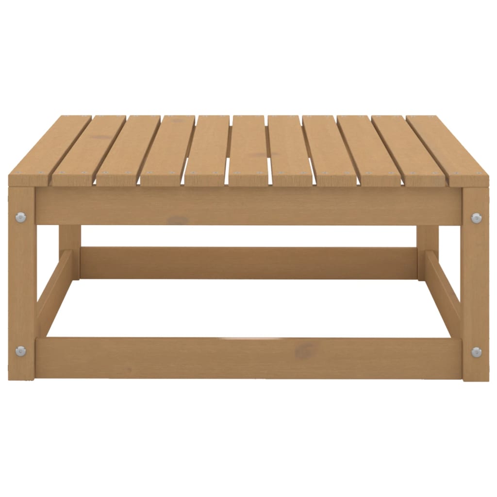 Set mobilier de grădină, 13 piese, maro miere, lemn masiv pin GartenMobel Dekor