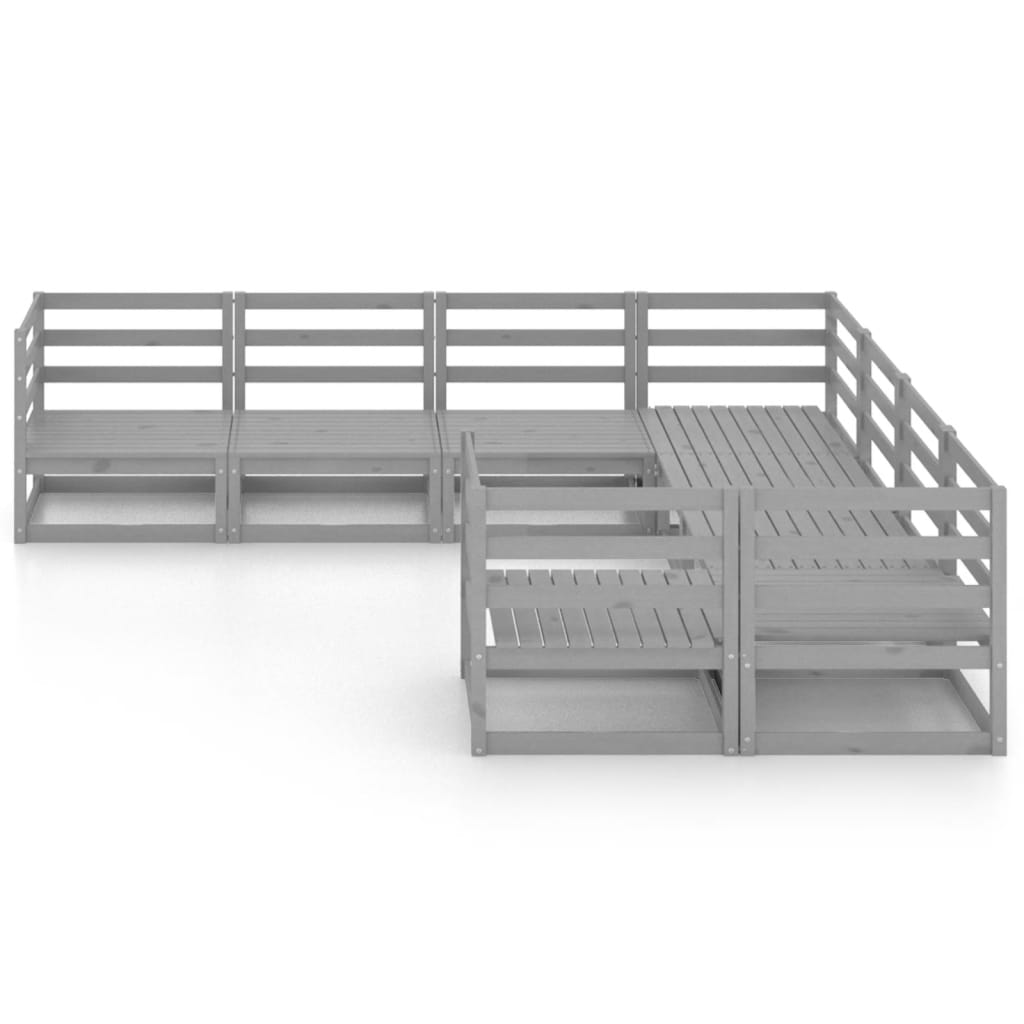 Set mobilier de grădină, 8 piese, lemn masiv de pin GartenMobel Dekor