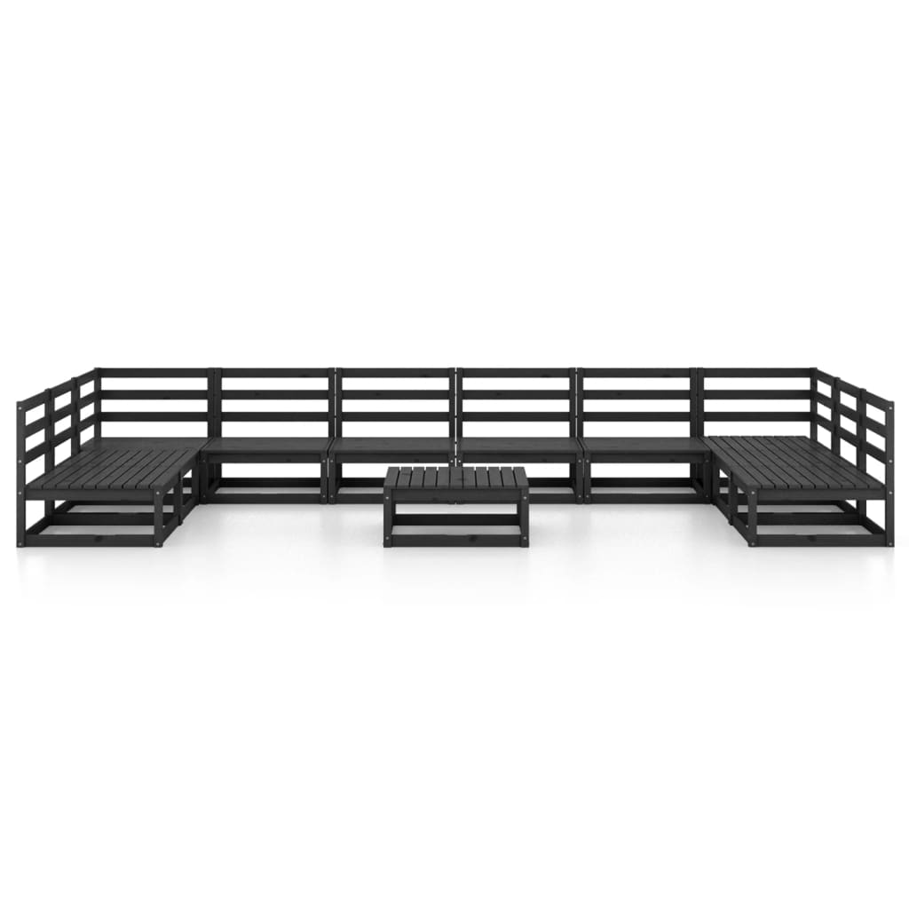 Set mobilier de grădină, 11 piese, lemn masiv de pin GartenMobel Dekor