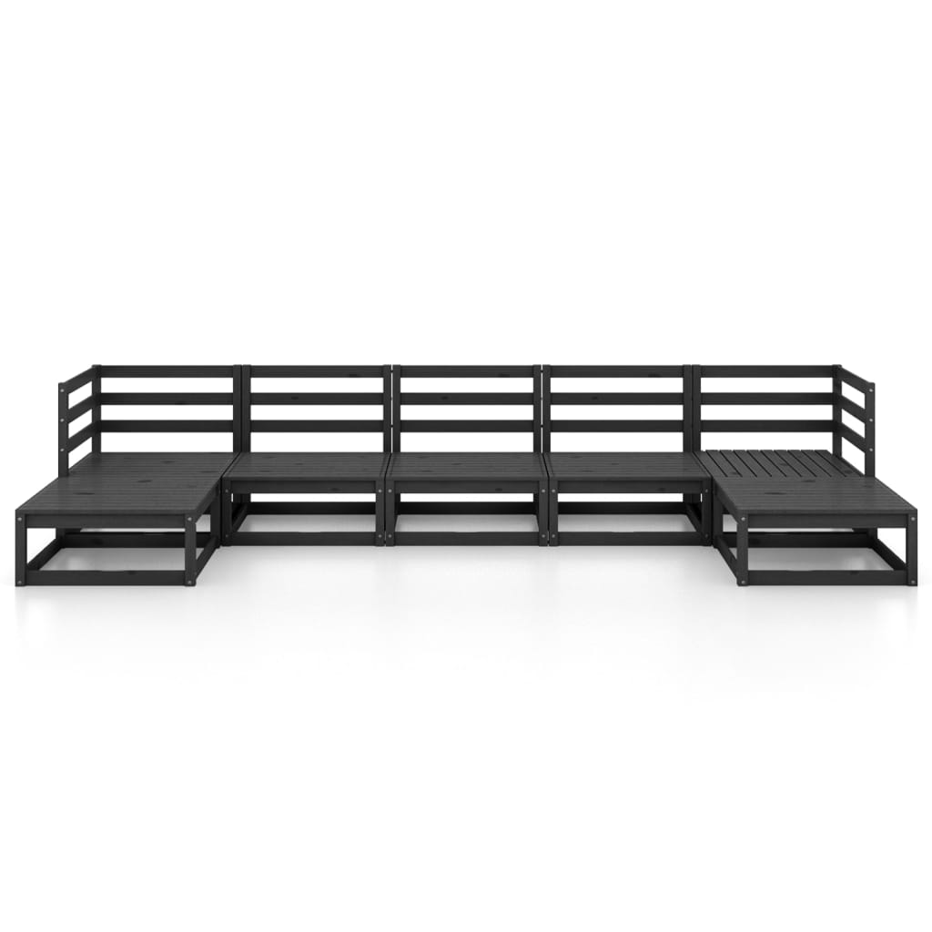 Set mobilier de grădină, 7 piese, lemn masiv de pin GartenMobel Dekor