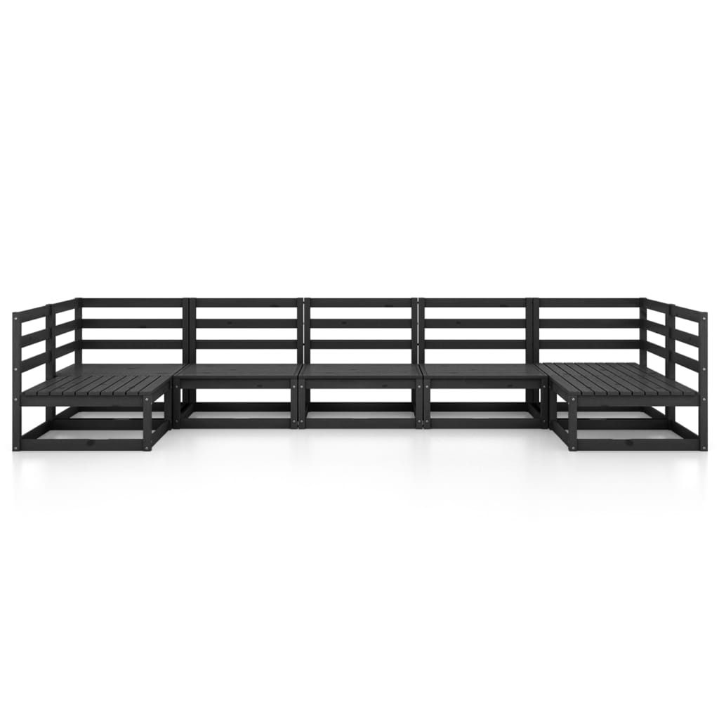 Set mobilier de grădină, 7 piese, lemn masiv de pin GartenMobel Dekor
