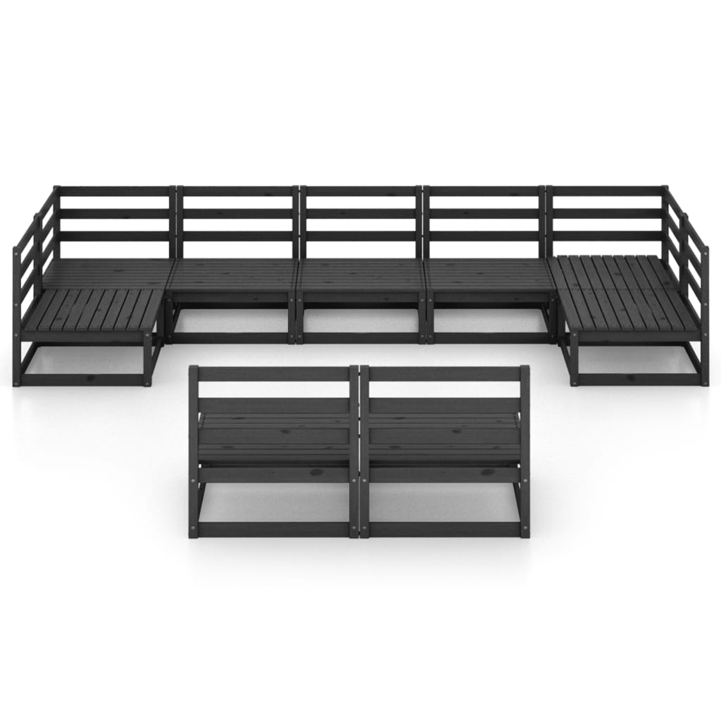 Set mobilier de grădină, 9 piese, lemn masiv de pin GartenMobel Dekor