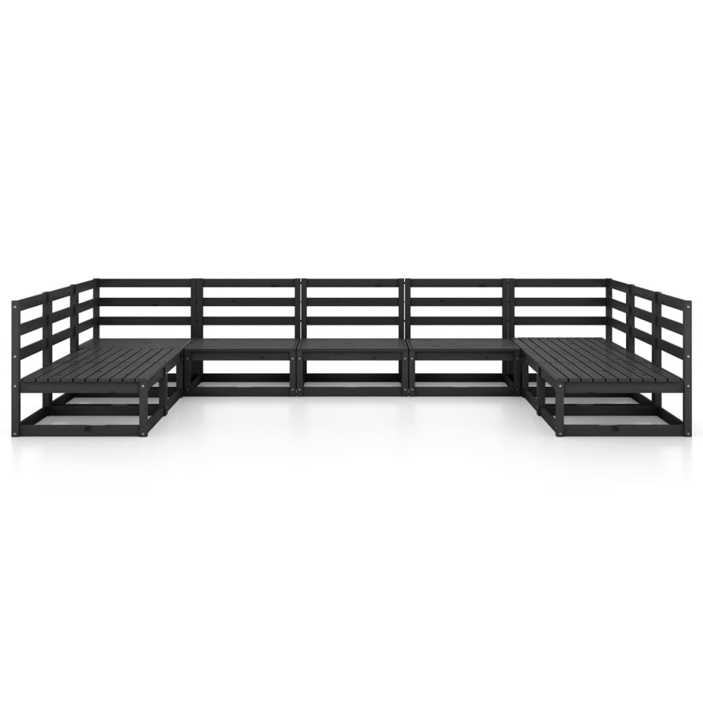 Set mobilier de grădină, 9 piese, lemn masiv de pin GartenMobel Dekor