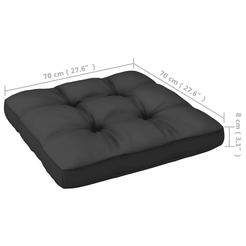 Set mobilier grădină cu perne, 8 piese, lemn masiv pin GartenMobel Dekor