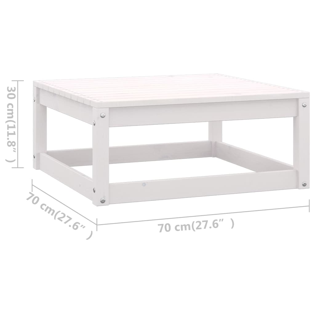 Set mobilier de grădină cu perne, 7 piese, lemn masiv de pin GartenMobel Dekor