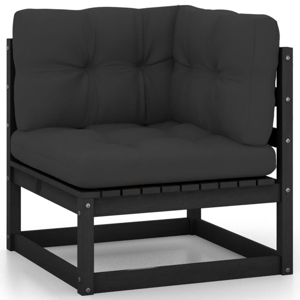 Set mobilier de grădină cu perne, 7 piese, lemn masiv de pin GartenMobel Dekor