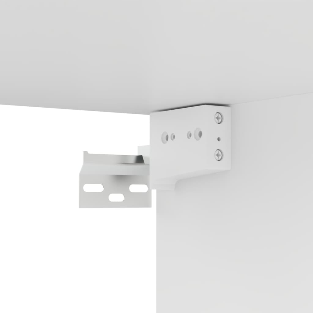 Set dulapuri TV, 3 piese, alb, lemn prelucrat GartenMobel Dekor