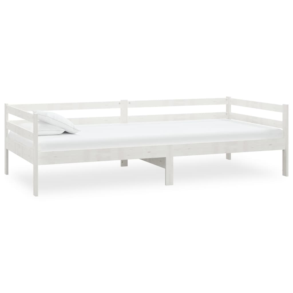 Pat de zi cu saltea, 90x200 cm, lemn masiv de pin GartenMobel Dekor
