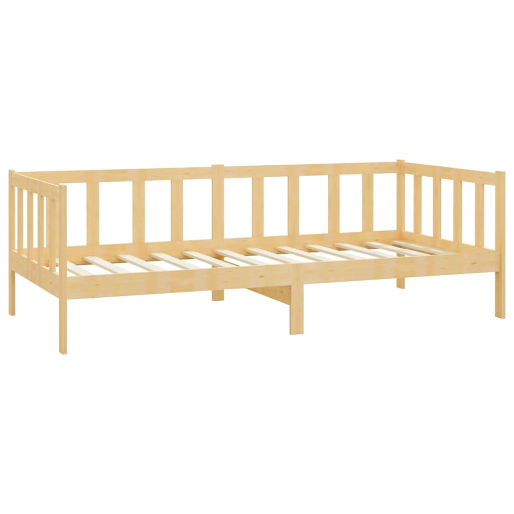 Pat de zi cu saltea, 90x200 cm, lemn masiv de pin GartenMobel Dekor