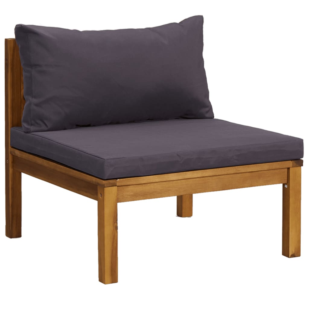 Set mobilier grădină cu perne, 6 piese, lemn masiv acacia GartenMobel Dekor