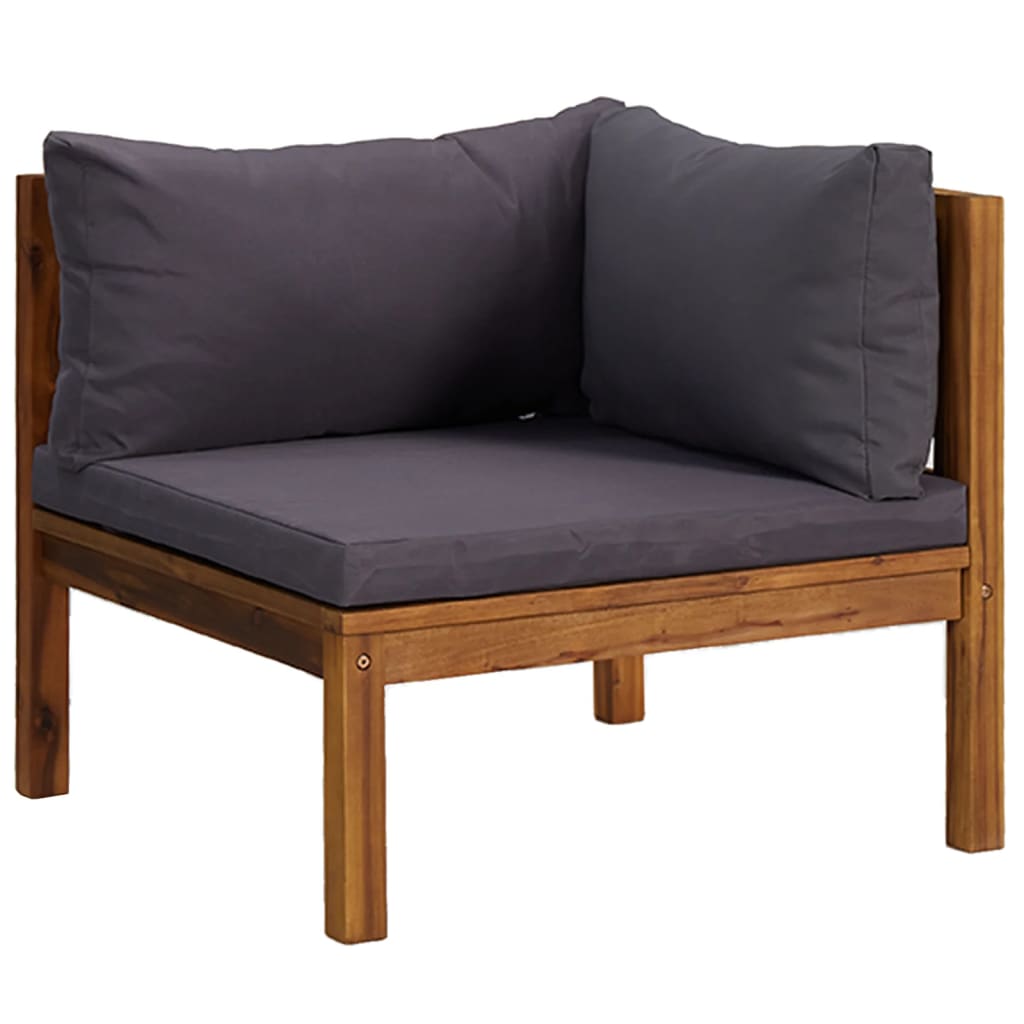 Set mobilier grădină cu perne, 6 piese, lemn masiv acacia GartenMobel Dekor
