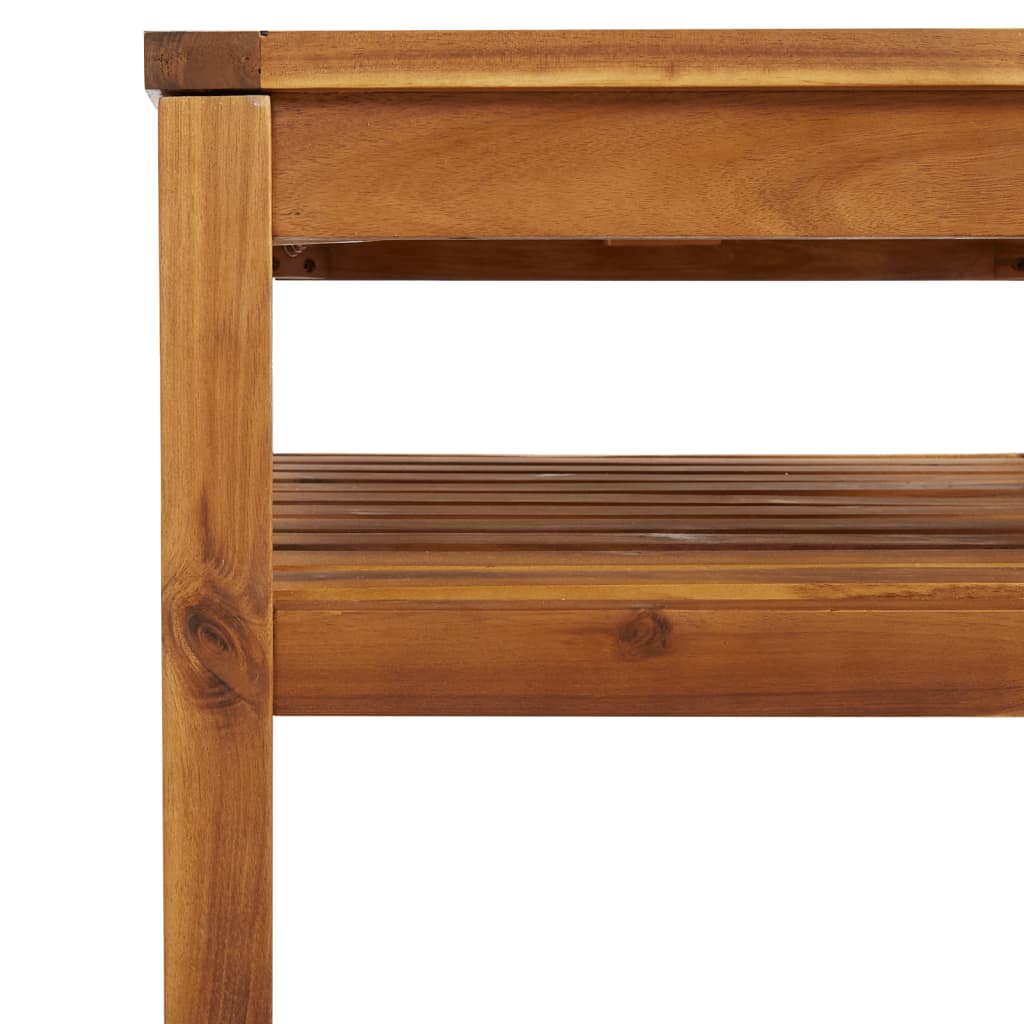 Set mobilier grădină cu perne crem, 5 piese, lemn masiv acacia GartenMobel Dekor
