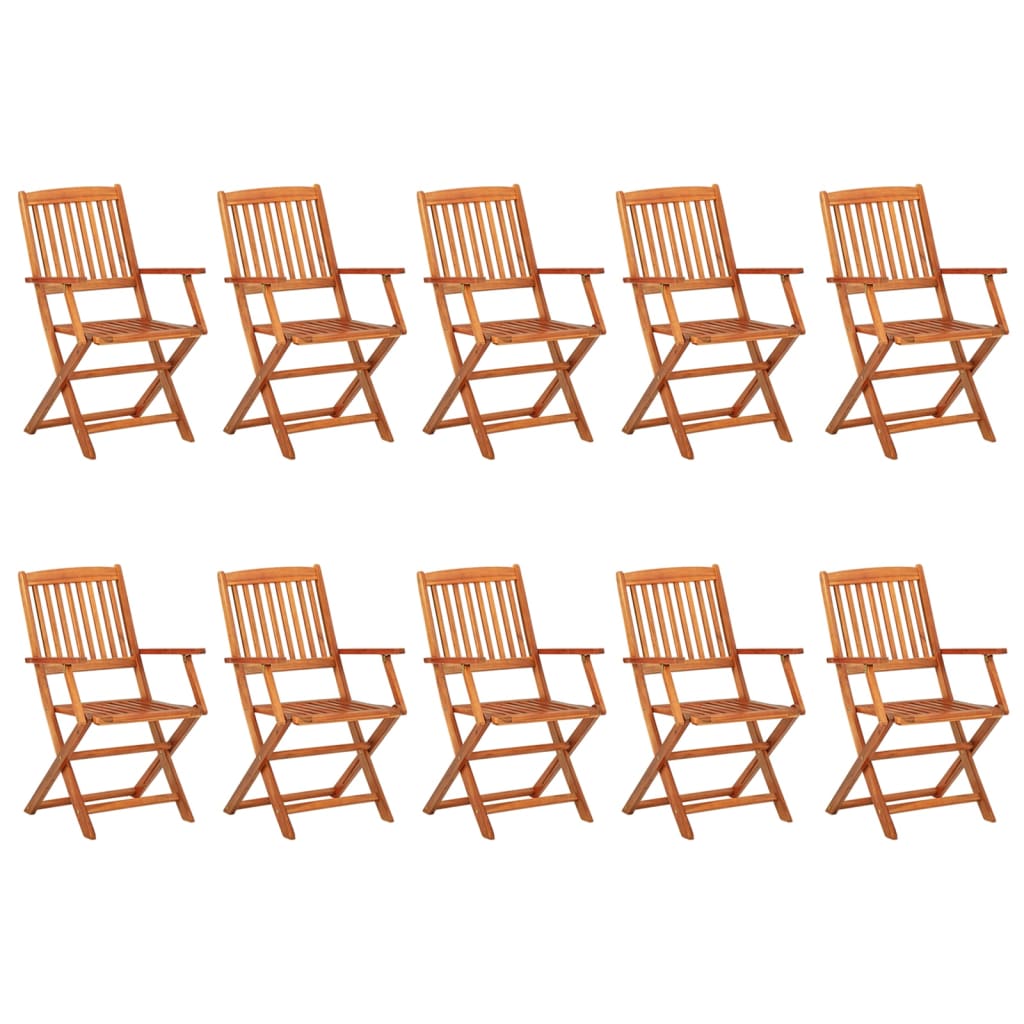 Set de masă pentru grădină, 11 piese, lemn masiv de acacia GartenMobel Dekor