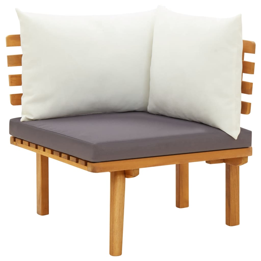 Set mobilier de grădină cu perne, 6 piese, lemn masiv acacia GartenMobel Dekor