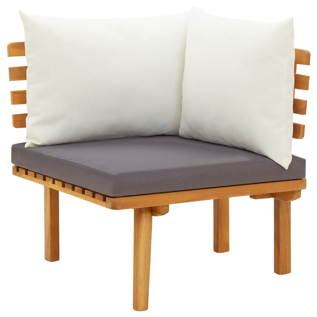 Set mobilier grădină cu perne, 9 piese, lemn masiv de acacia GartenMobel Dekor