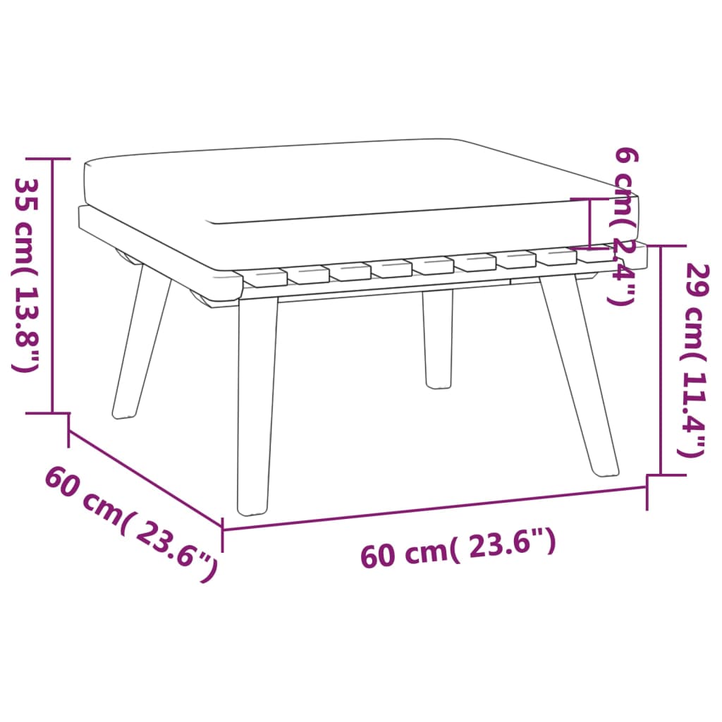 Set mobilier grădină cu perne, 9 piese, lemn masiv de acacia GartenMobel Dekor