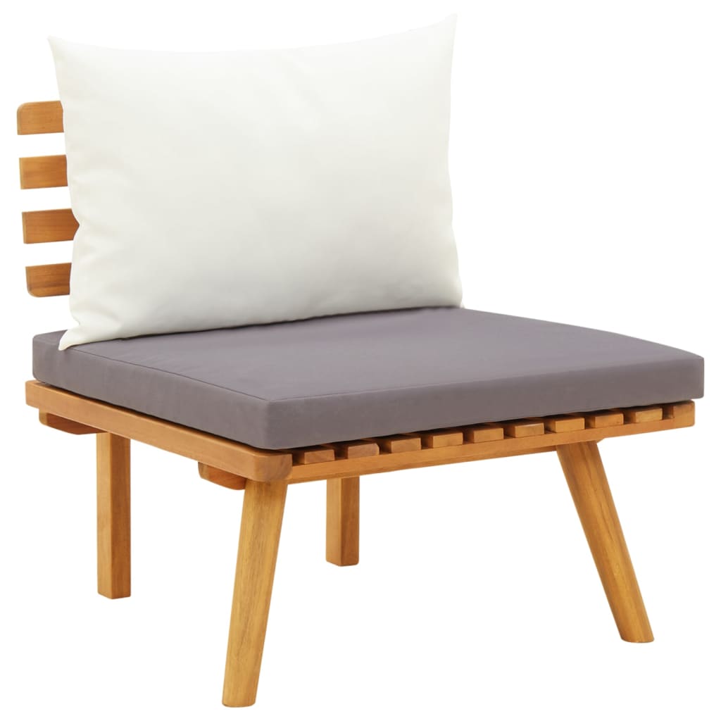 Set mobilier grădină cu perne, 9 piese, lemn masiv de acacia GartenMobel Dekor