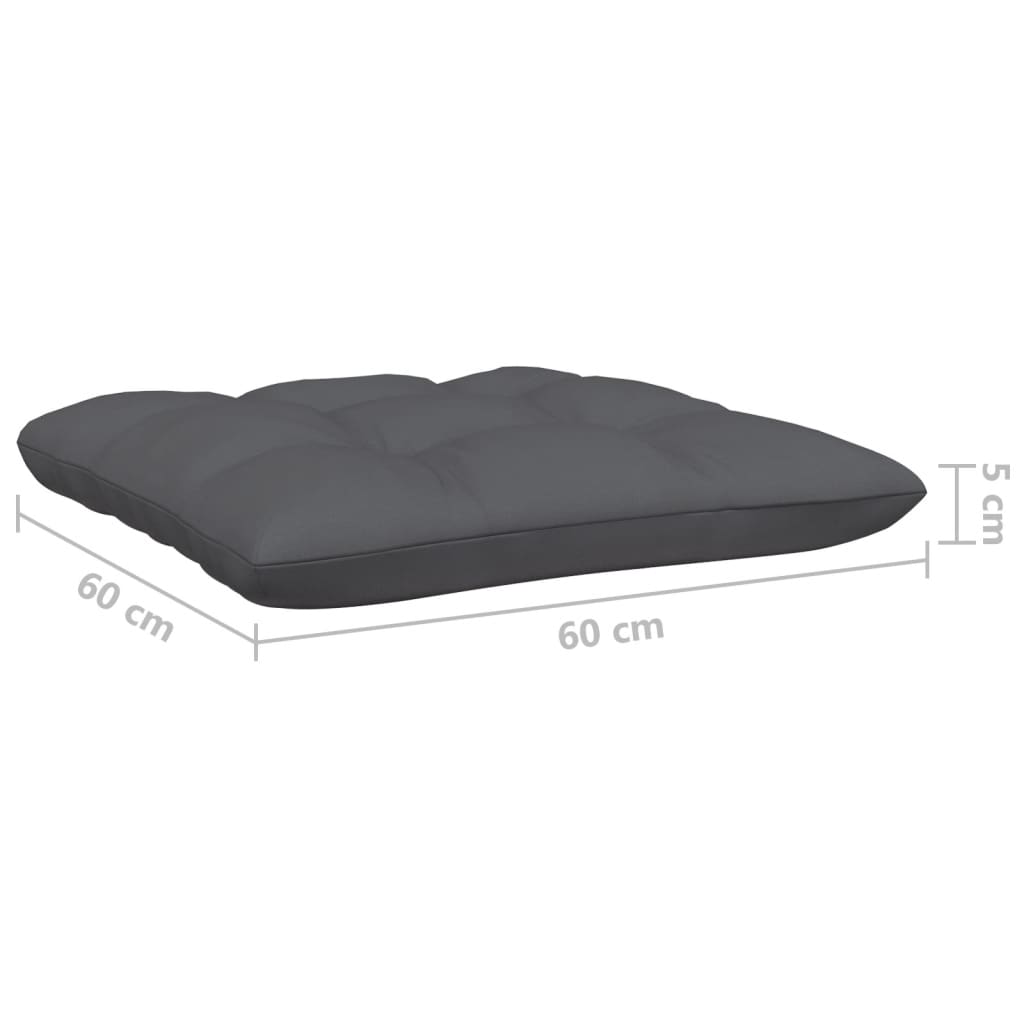 Set mobilier de grădină cu perne, 4 piese, lemn masiv de pin GartenMobel Dekor