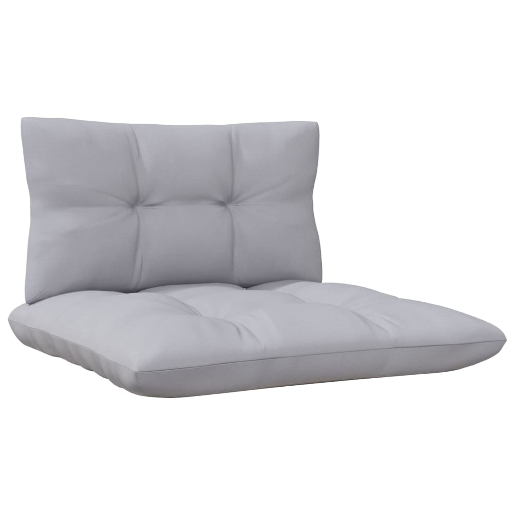 Set mobilier de grădină cu perne gri, 5 piese, lemn masiv pin GartenMobel Dekor