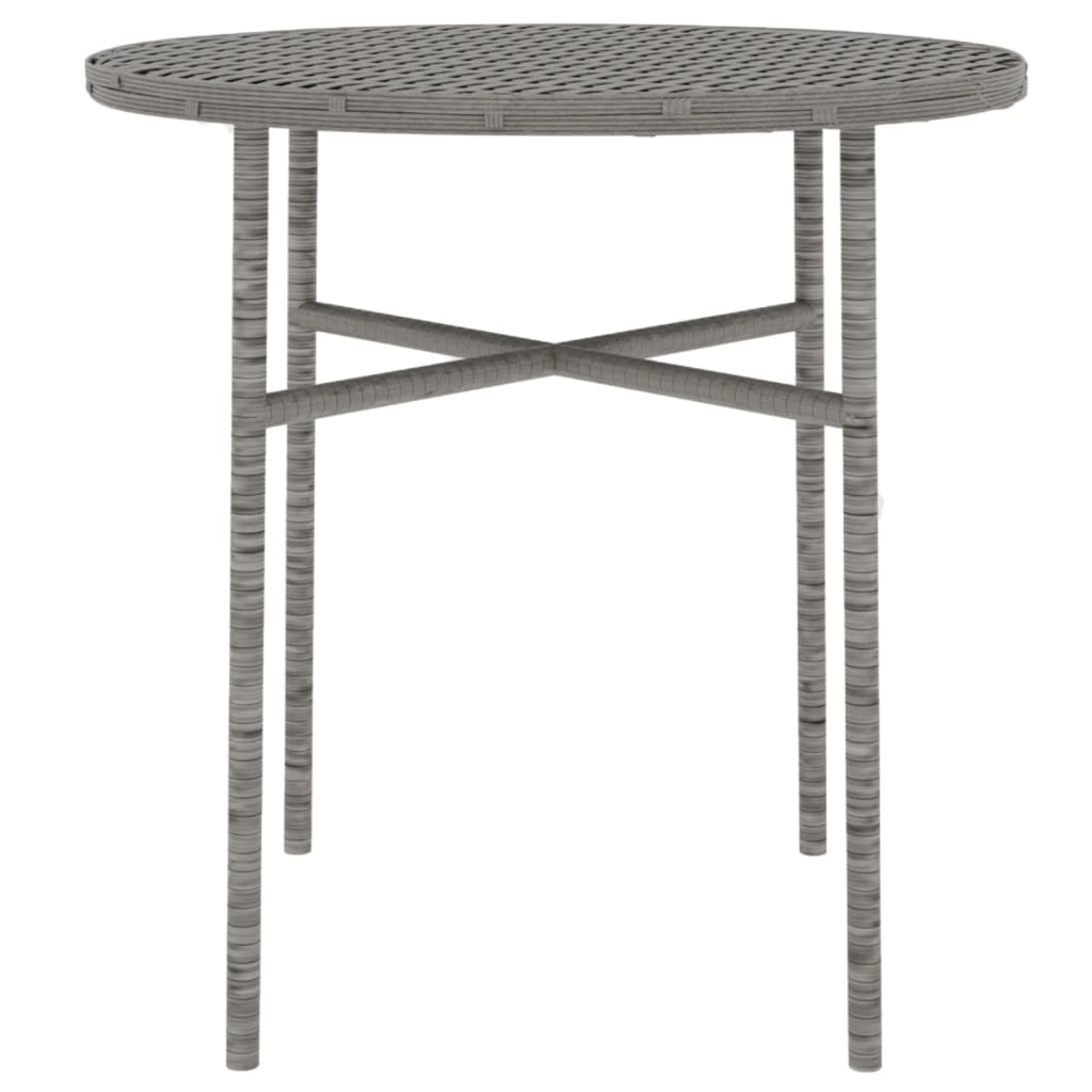 Set mobilier de grădină, 3 piese, gri, poliratan GartenMobel Dekor
