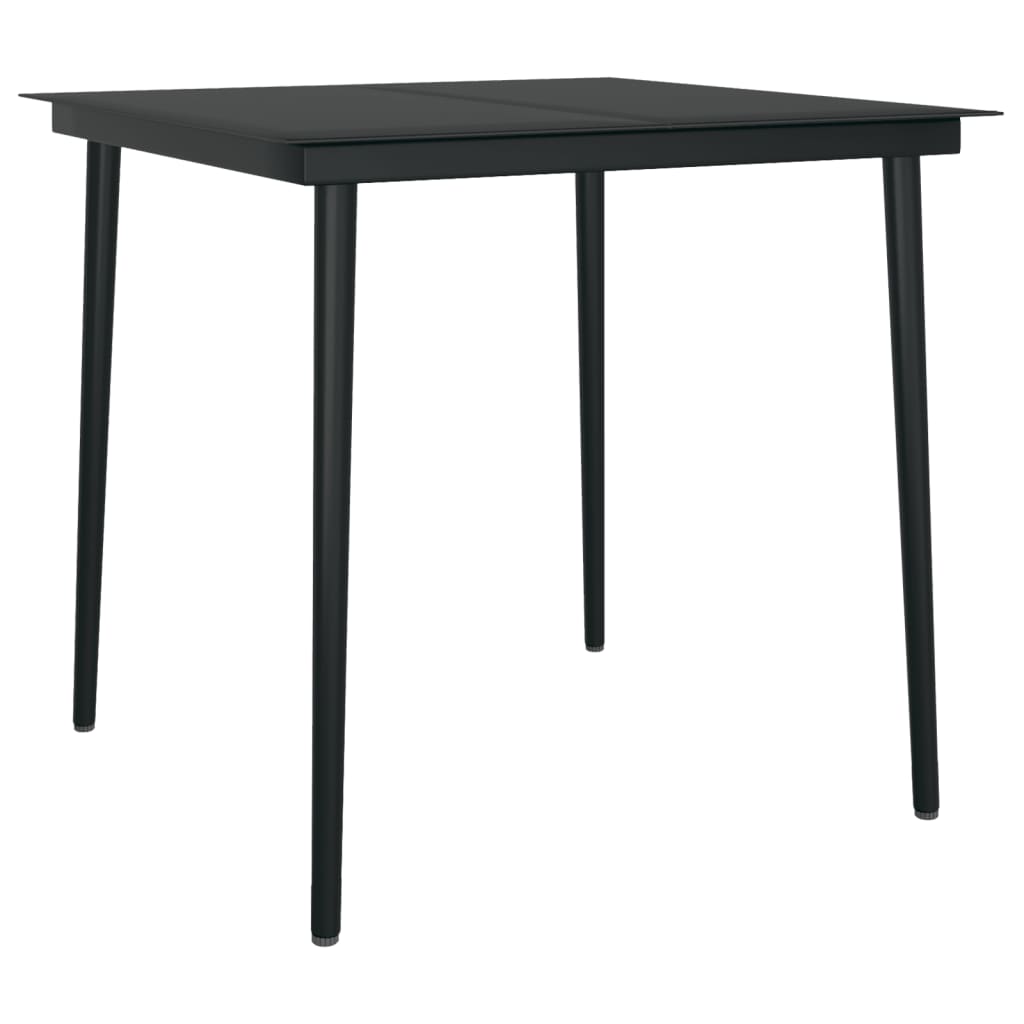 Set de mobilier pentru grădină, 3 piese, negru GartenMobel Dekor