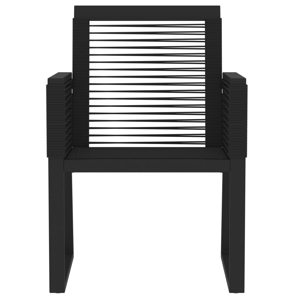 Set de mobilier pentru grădină, 3 piese, negru GartenMobel Dekor