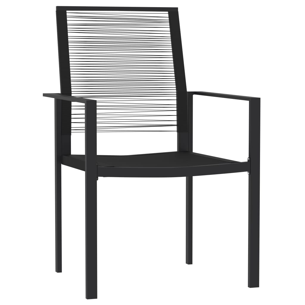Set mobilier de grădină, 9 piese, negru GartenMobel Dekor