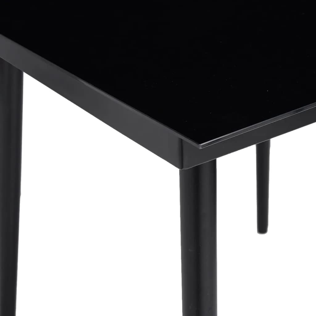 Set mobilier de grădină, 9 piese, negru GartenMobel Dekor