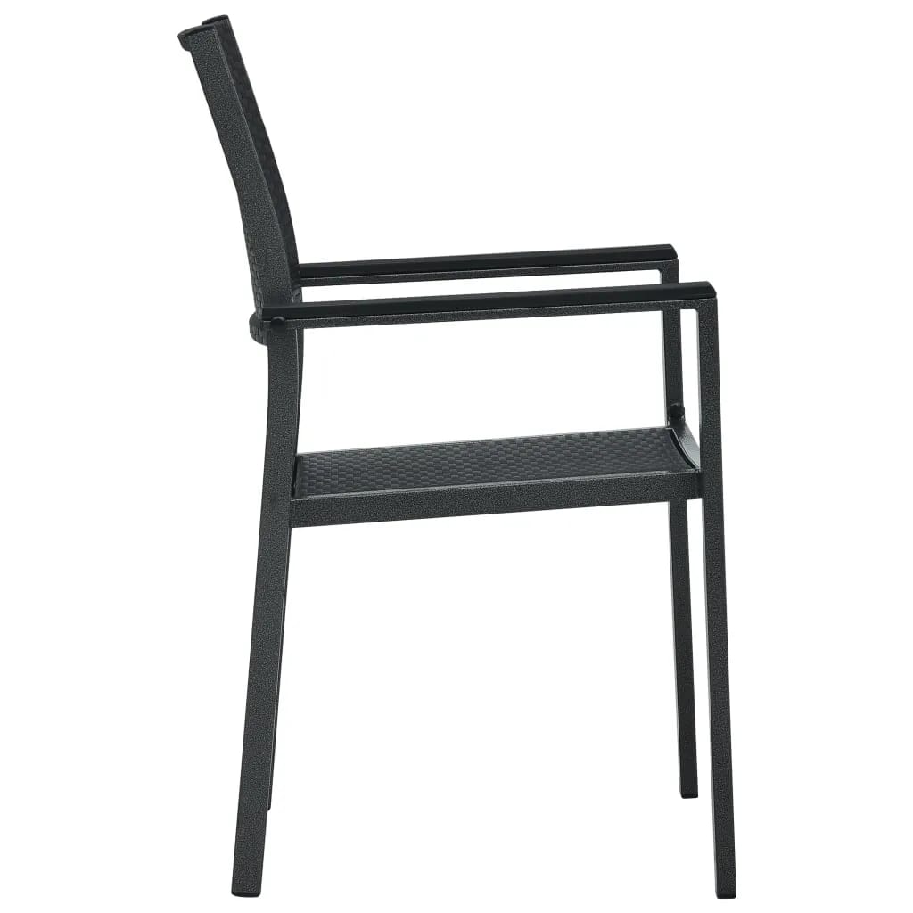 Set mobilier de grădină, 9 piese, negru GartenMobel Dekor