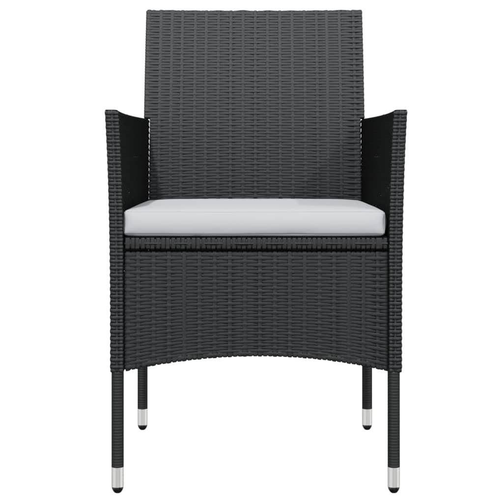 Set mobilier de grădină cu perne, 9 piese, negru GartenMobel Dekor