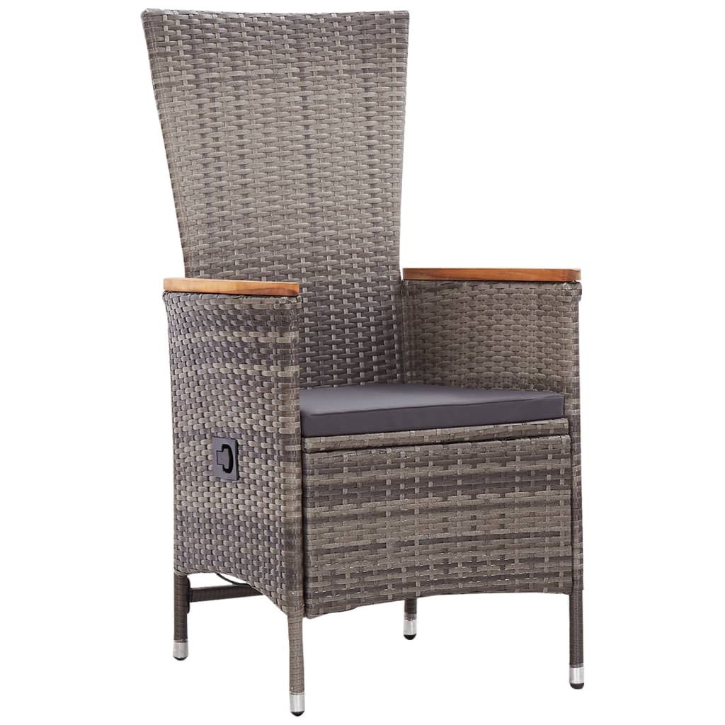Set mobilier pentru grădină cu perne, 5 piese, gri GartenMobel Dekor