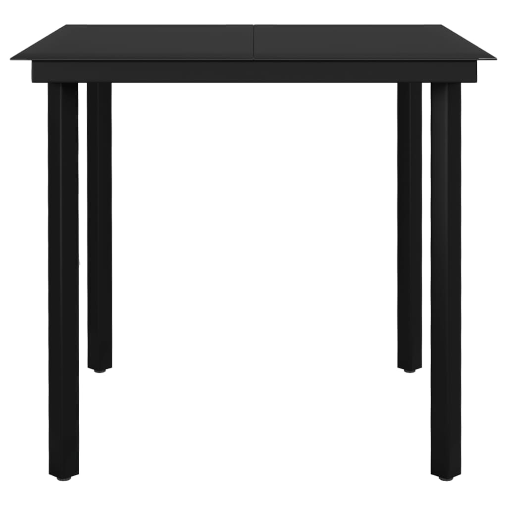 Set mobilier de grădină, 3 piese, negru GartenMobel Dekor