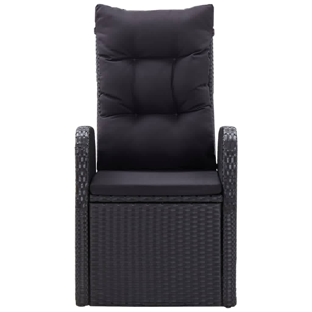 Set mobilier pentru grădină, 9 piese, negru GartenMobel Dekor