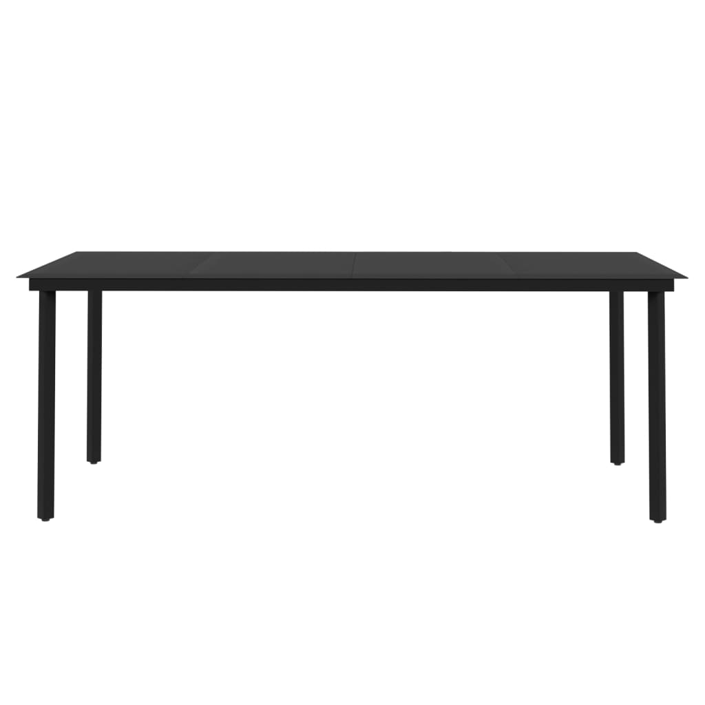 Set mobilier de grădină cu perne, 7 piese, poliratan și sticlă GartenMobel Dekor