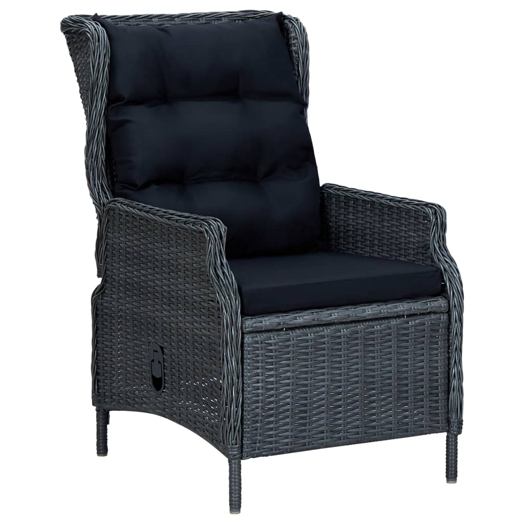 Set mobilier pentru grădină, 5 piese, gri închis GartenMobel Dekor